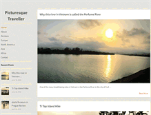 Tablet Screenshot of picturesquetraveller.com